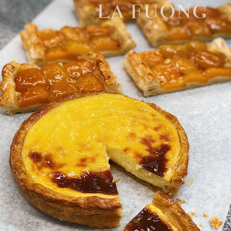 Bande aux abricots & Flan Pâtissier – Bánh quả mơ ngọt & Bánh trứng nướng ngàn lớp