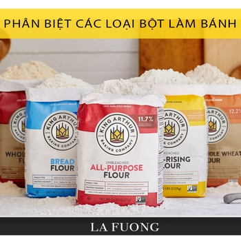 Phân biệt các loại bột mỳ làm bánh cơ bản