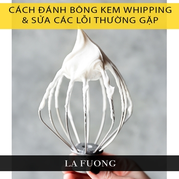 Cách đánh bông whipping cream chuẩn