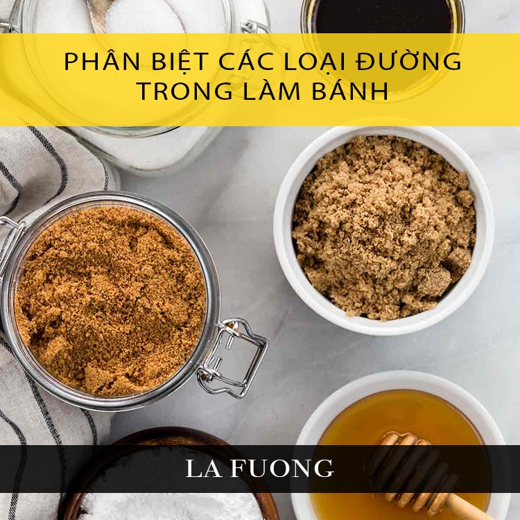 Phân biệt các loại đường trong làm bánh