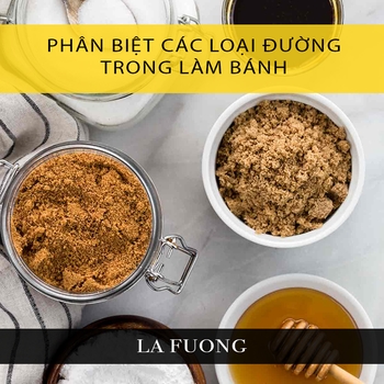 Phân biệt các loại đường trong làm bánh